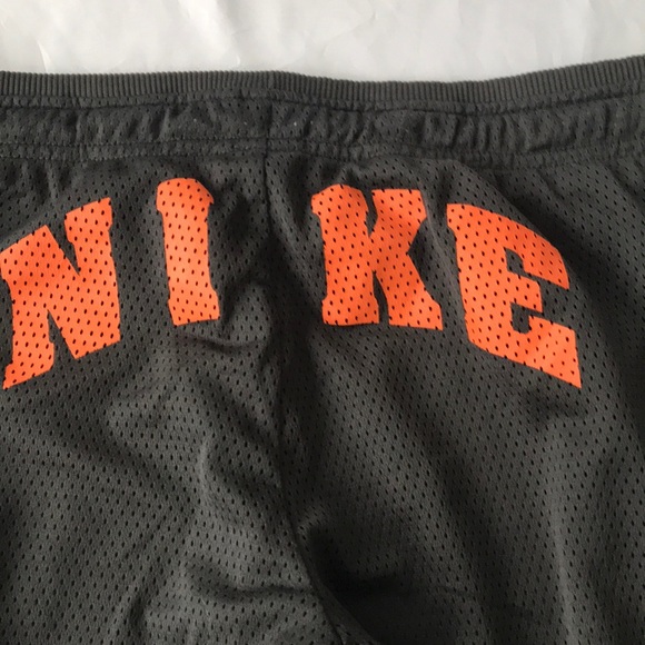 Nike Pants Gray Mesh Snap hem closure logo Size L - Picture 5 of 7